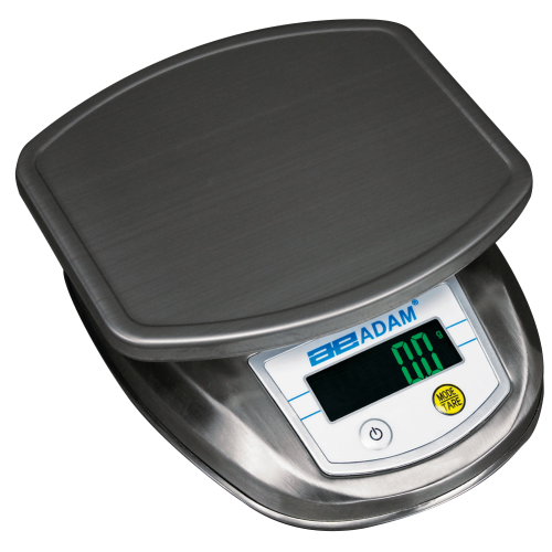 Adam Equipment Astro Stainless Steel Portion Compact Scales, External Calibration, 4kg Capacity, 0.5g Readability, 180 x 160 mm Pan Size - ASC 4000 - Click Image to Close